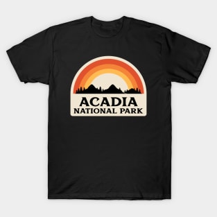 Acadia National Park Retro T-Shirt